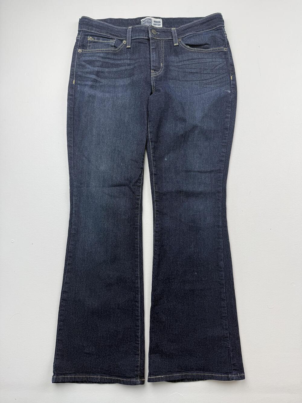 Signature By Levi Strauss & Co. Jeans Womens 12 Blue Bootcut Dark Stretch Denim
